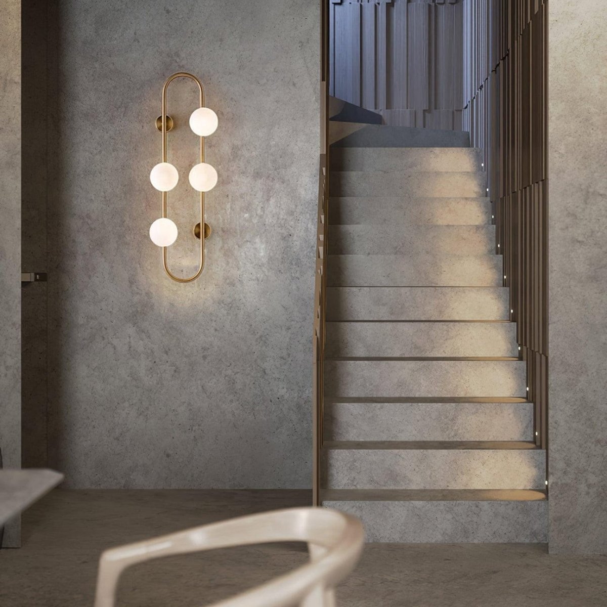 Bach Large Brass Wall Light-Wall Light-COPY